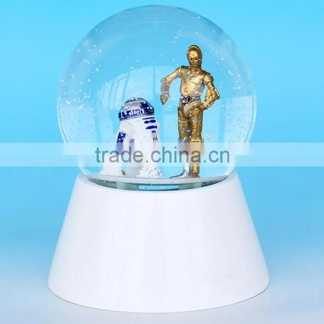 Custom Souvenir Robot Snow Globe