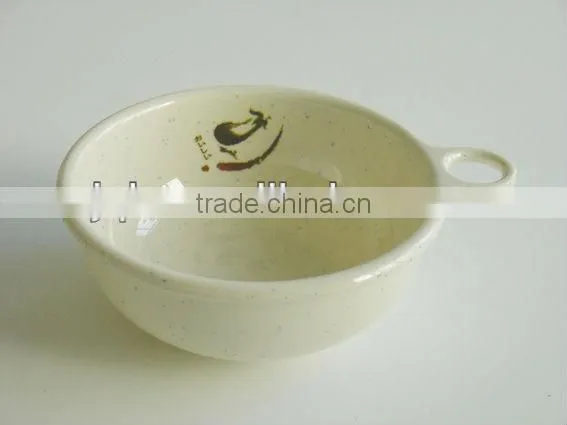 100% kids melamine pizza plate with handle WITH SGS CERTIFICATE AND LOW PRICE