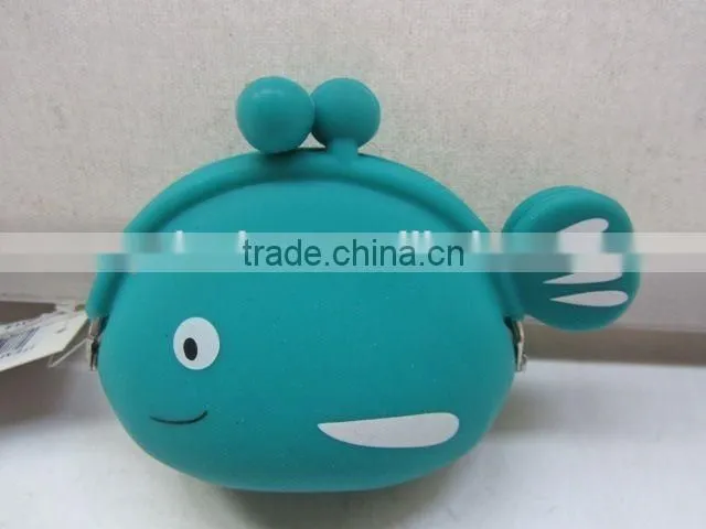 Fish Design Silicone Purse/ Coin Purse