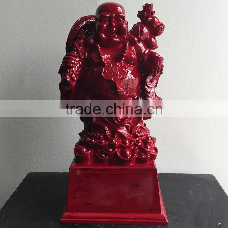 Polyresin figure of Buddha sculpture