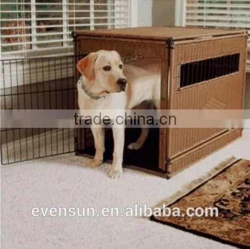 High Quliaty Wicker Pet House Rattan Dog Cages