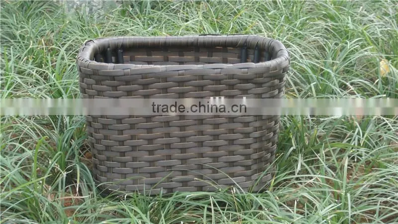 Aluminum Outdoor Furniture Waterproof Rattan Basket Storage Boxs