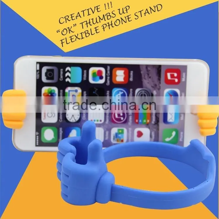 Universal Cute OK Thumbs Up Flexible Mobile Phone Stand