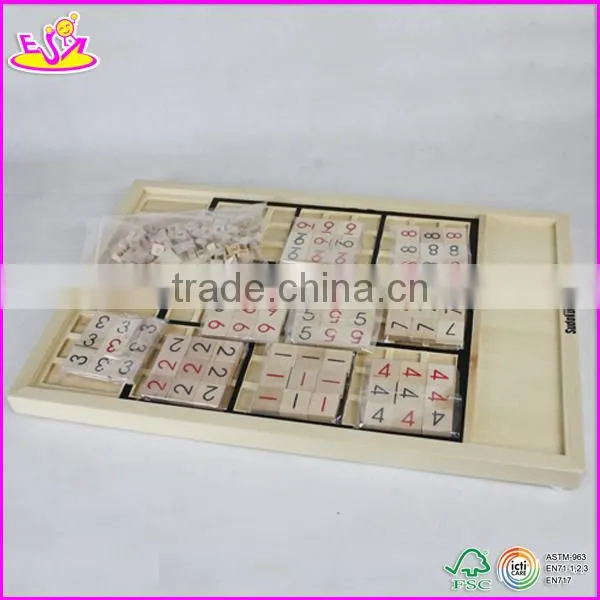 Hot new product for 2015 wooden sudoku toy for kids,Educational toy wooden toy sudoku,Wooden Deluxe Sudoku Board Game W11A014