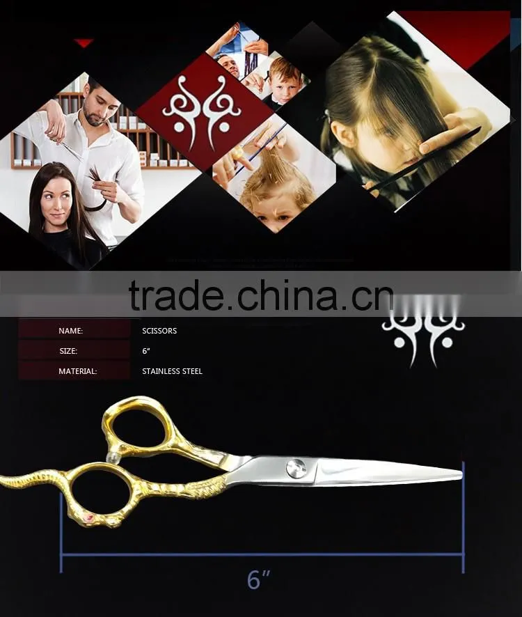 Golden scissors Thinning Hair Scissors professional hairdressing scissors