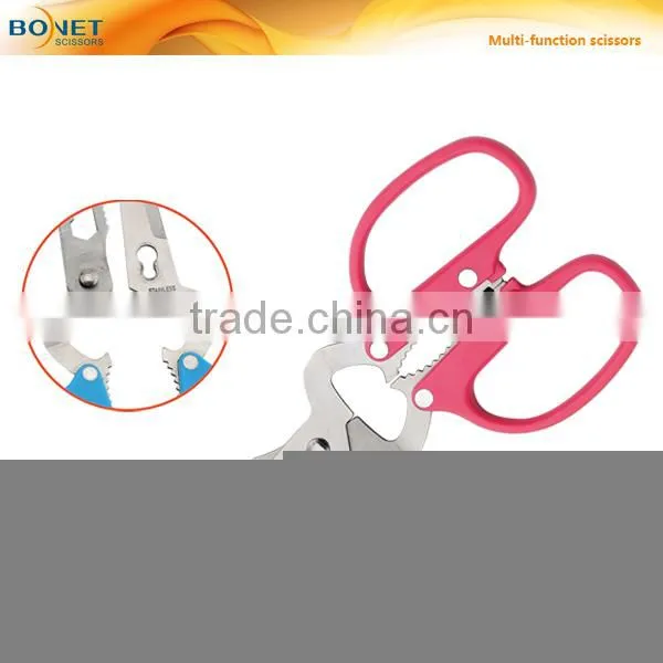 S54003 8-3/8" PP Handle multi-function detachable kitchen scissors