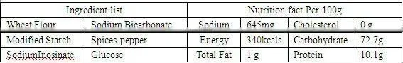 150g fine prepared tempura powder