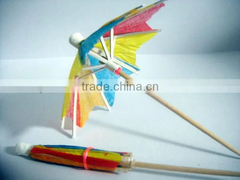 very small cocktail umbrella stick