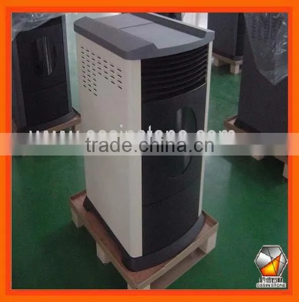 White color wood pellet burning stoves with CE