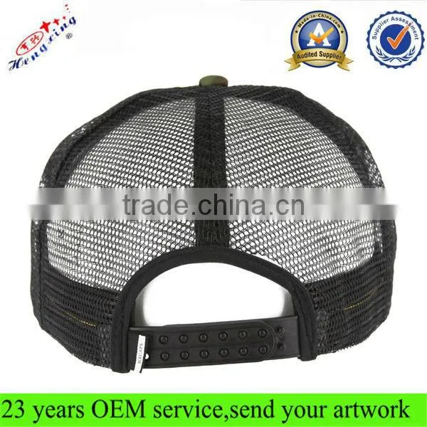 100% cotton fashion mesh baseball cap/5 panel trucker caps/ blank snapback trucker mesh cap