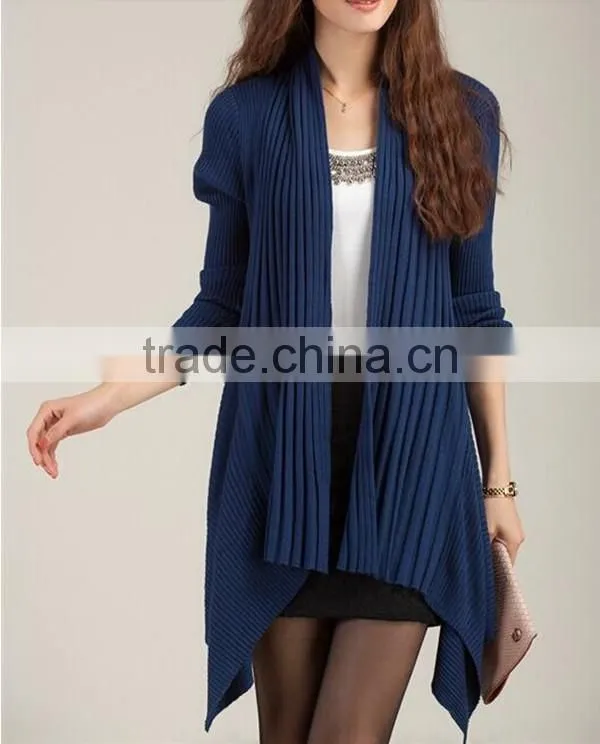 Spring and autumn free size latest design women solid Simple and fashion sweater women cardigan