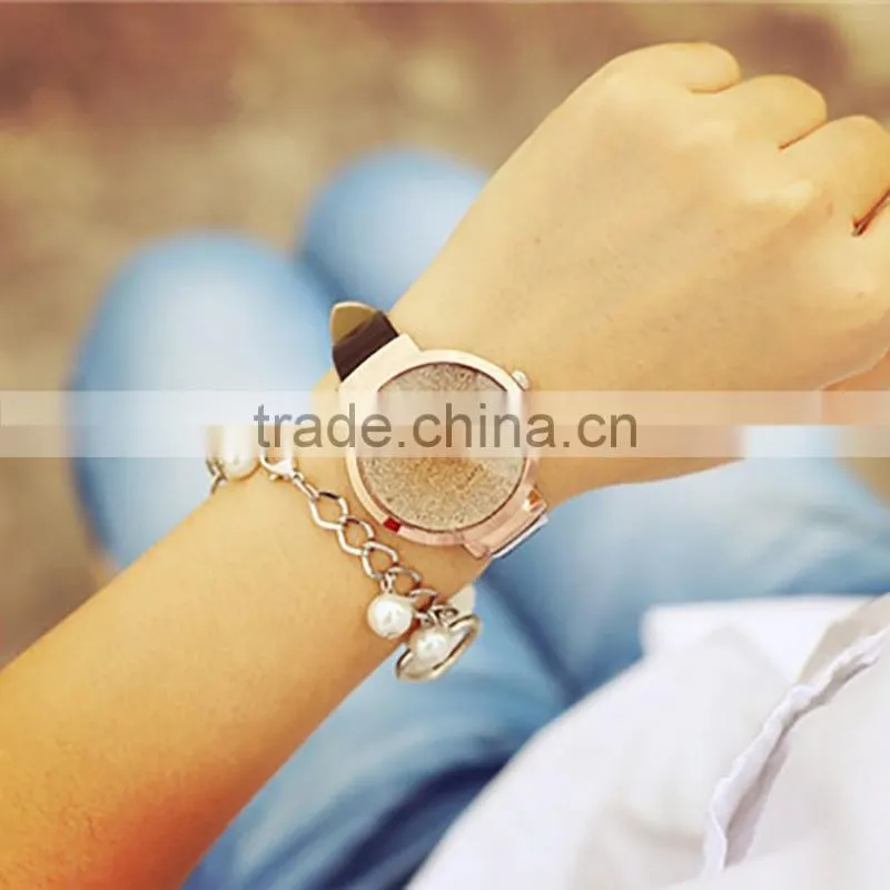 Alloy case wrist watch fashion women watch promotional quartz lady wrist watches