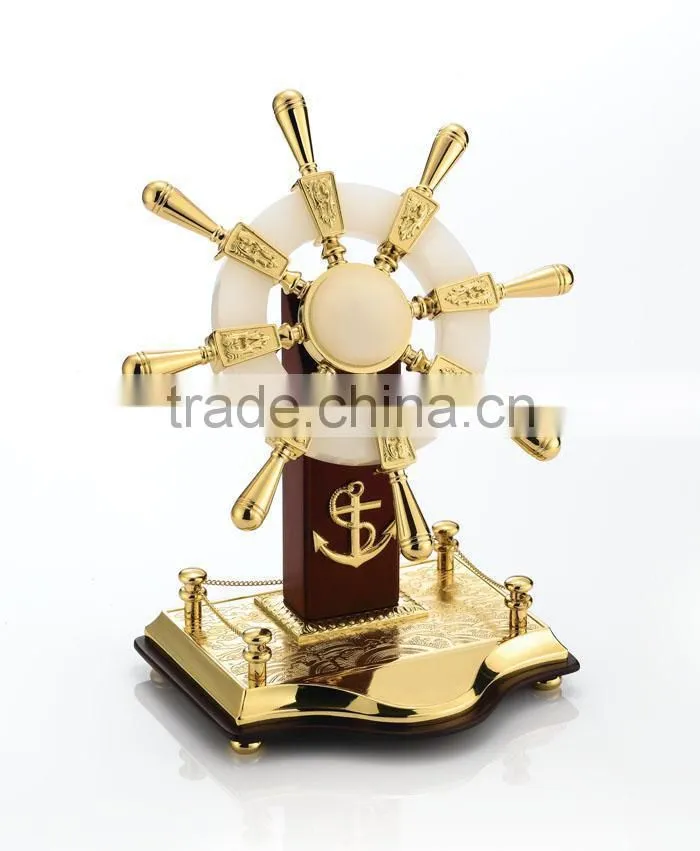 exquisite Jade Rudder Desktop Set Gift office sets