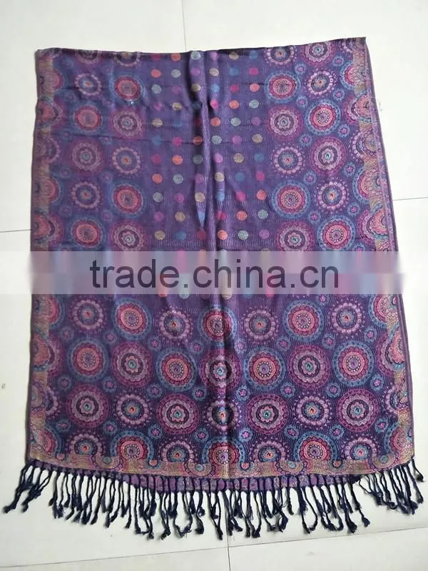 New Design Winter Women's Pashmina Stole Scarves long Printed Shawls