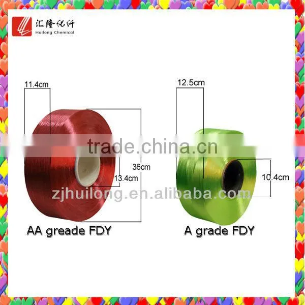 100% polyester dope dyeing yarn filament yarn