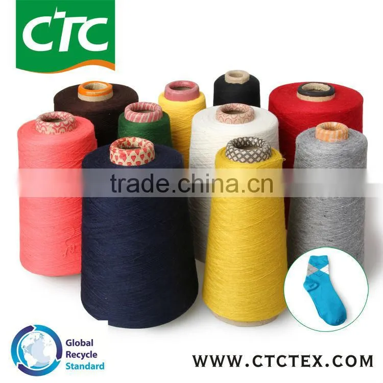 100% pure slub yarn socks