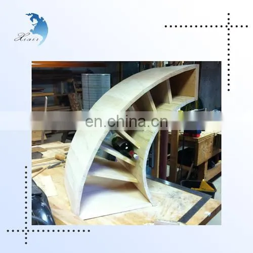 Unique Design Durable Wooden Wine Shelf stand With Drawer Tray