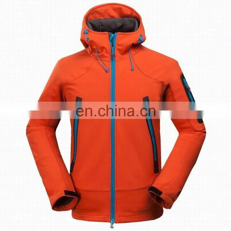 2016 classic men's outdoor waterproof softshell winter jacket