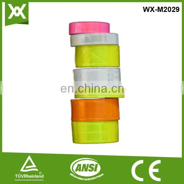 factory wholesale 3M reflective PVC tape for clothing warning tape for car