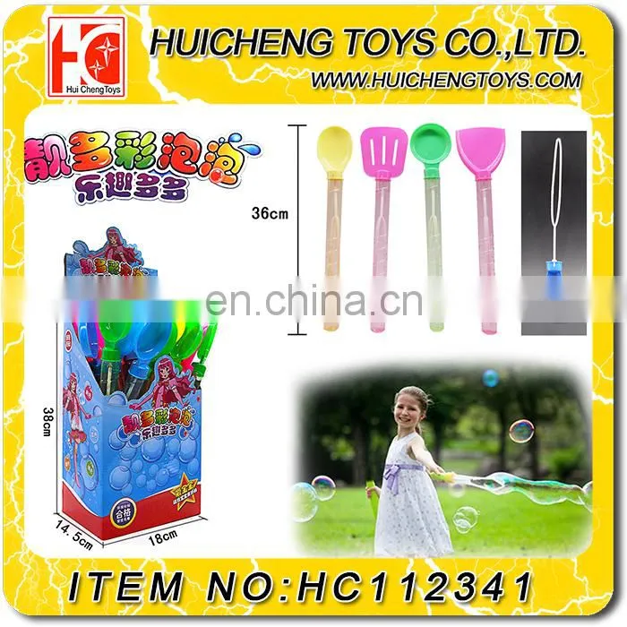 Magic multifunction soap bubble wand toys colorful 46cm sand shovel beach set EN71