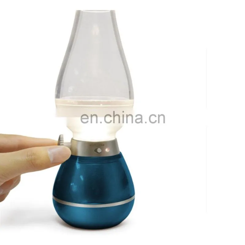 Hot sale USB Rechargeable LED Kerosene Oil Lamp led night light led lamp 5v