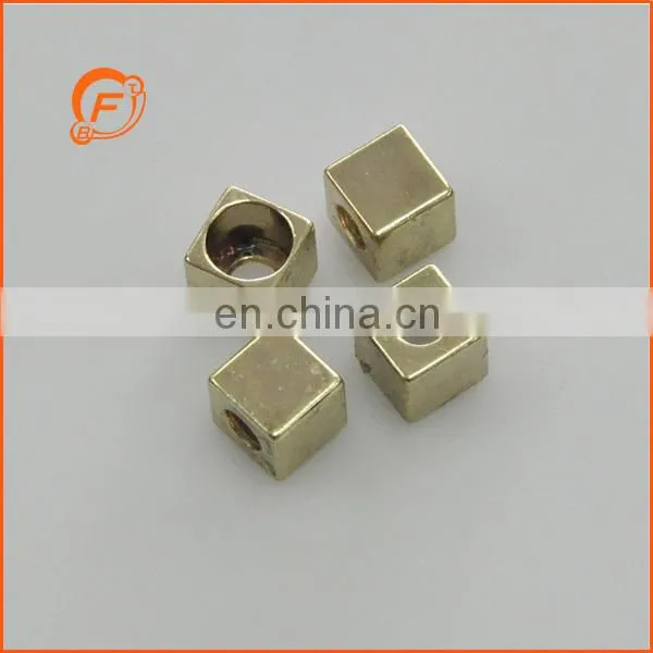 11mm decorating gold metal cord stopper for decoration