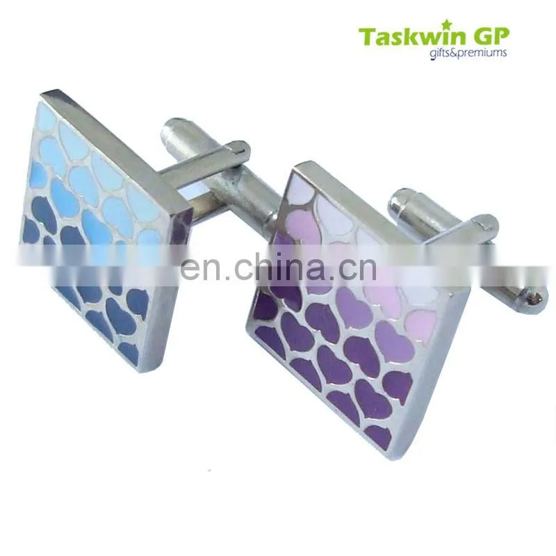 Bespoke logo cufflink custom men cufflink/metal cufflinks with embossed logo
