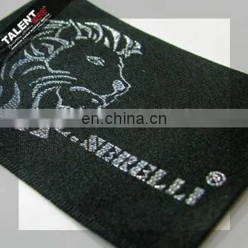 custom brand name logo clothing woven label for garment