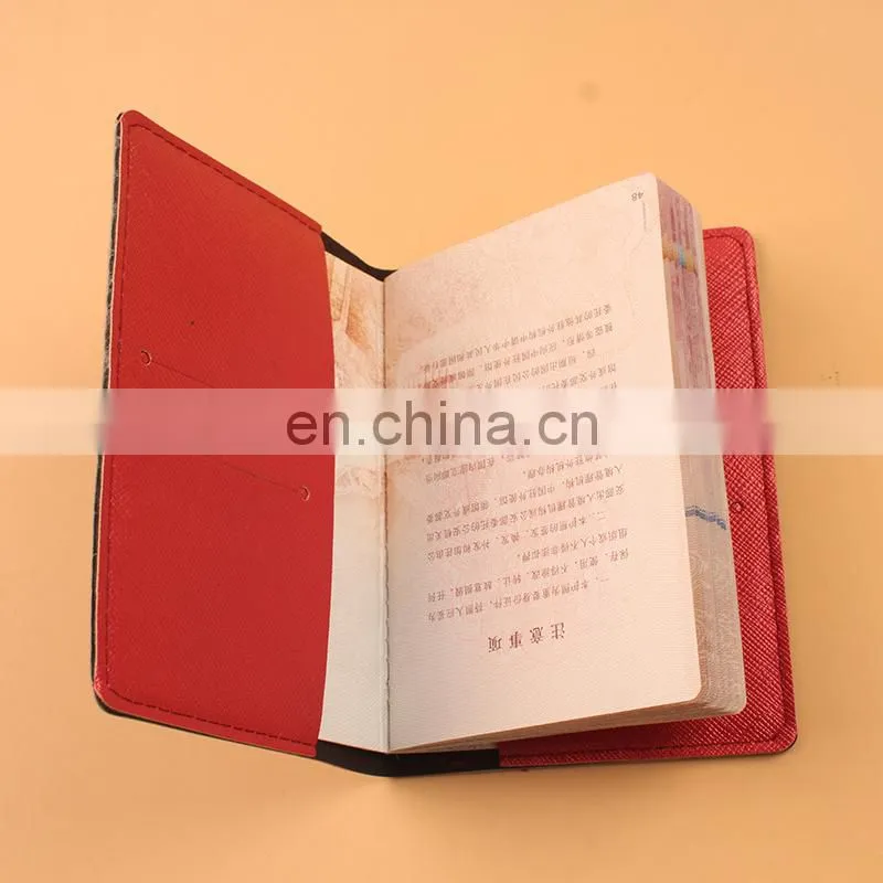 Unique Design PU Passport Holder with Card Holder in Promotion