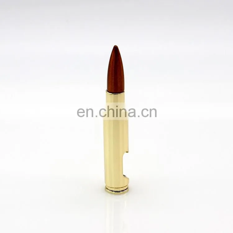 Wholesale promotional personalized Weapons bullet bottle opener