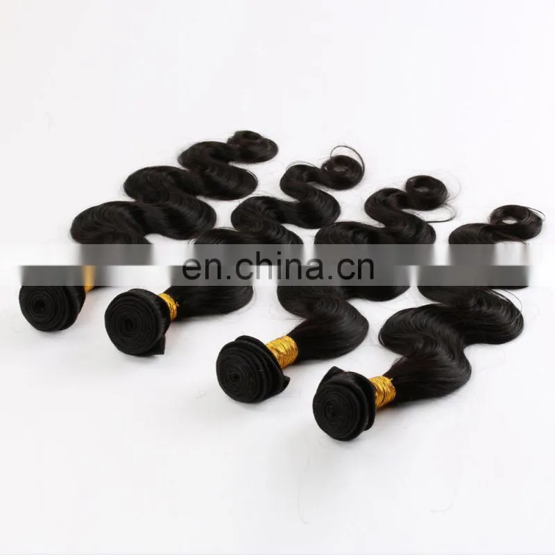 Factory Stock Wholesale Virgin Brazilian Sew In Human Hair Extensions body wave human hair