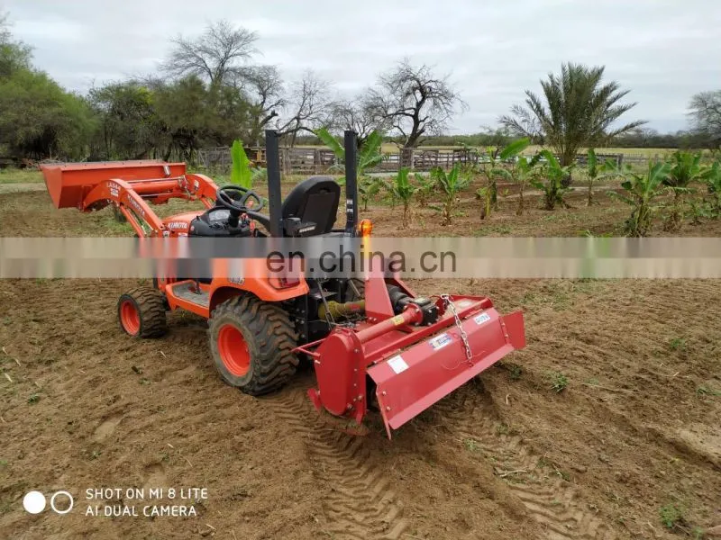 Agricultural small tractor new PTO rotavator for sale