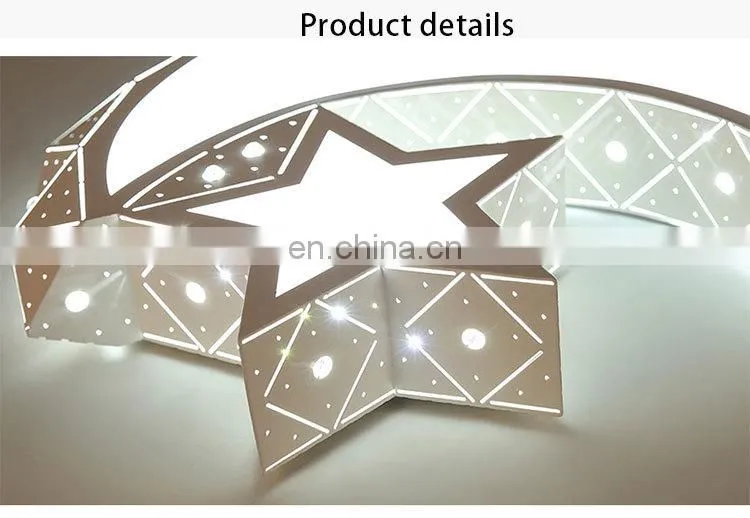 creative ceiling bedroom lights modern simple lights stars moon lights for children room
