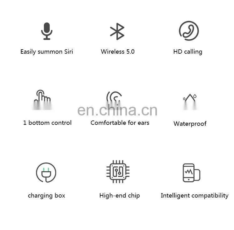 2021 Best Sound Quality Blue tooth 5.0 WirelessI i10 i11 i12tws TWS Earbuds