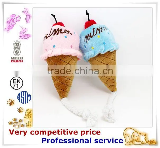 Factory Promotion Custom Made Plush Pet Products braid dog toy