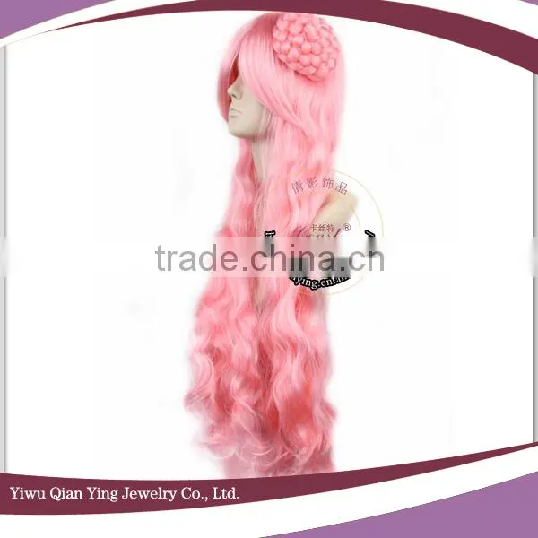 long pink curly beauty Code Geass Euphemia li Britannia Cosplay Wig