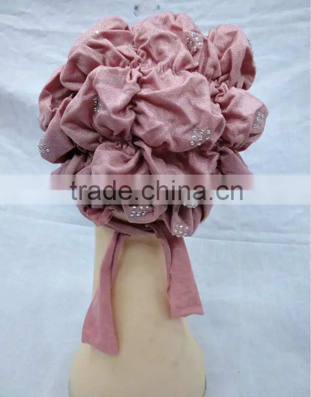 A473 latest fashion turban elastic islamic cap/MUSLIM HIJAB