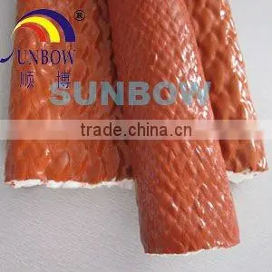 Fireproof fibreglass insulated protection tube