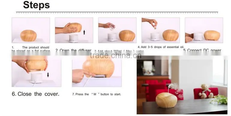 Mist output purifier/essential oil humidifier