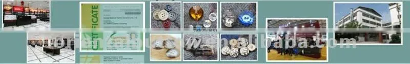 decorative buttons in small package in retail
