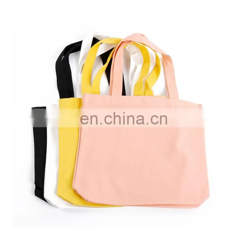 Hot Sale Wholesale 100% Cotton Women Handbag Large Canvas Tote Bag with Custom Printed Logo