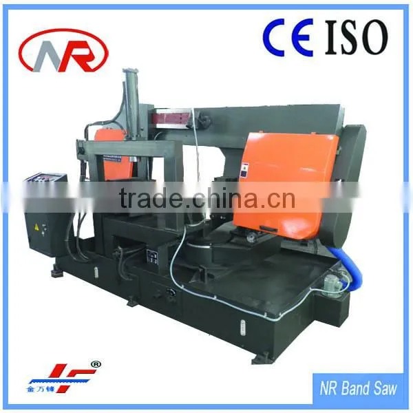 Steel tool rotation angle band cutter manually controlled Blade wood cutting band saw machine