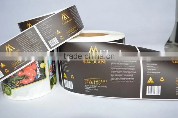 Transparent company logo Labels,Transparent label Screen Printing