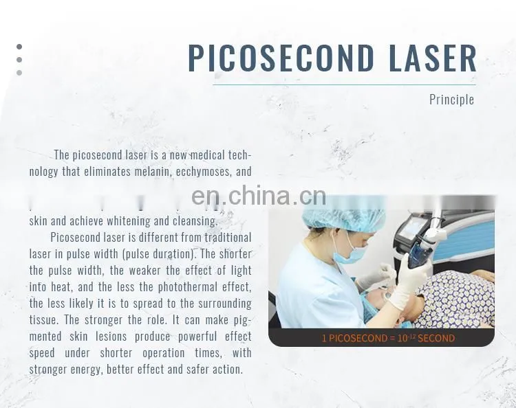 Hottest New Design Pico Tattoo Removal Laser Machine CE Approval