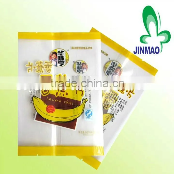 Popular product dessert plastic food bag with window and header