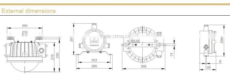 BAX81 explosion-proof light