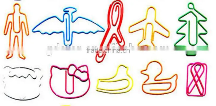 Hot sale Multiple Shaped Metal Paper Clip For Office
