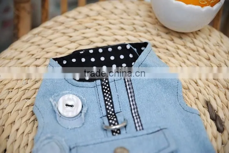 Pet leash The dog thoracic cowboy style cloth dog harness