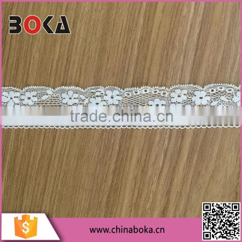 yiwu factory direct sale cheap fashion fancy nylon elastic lace for wholesale