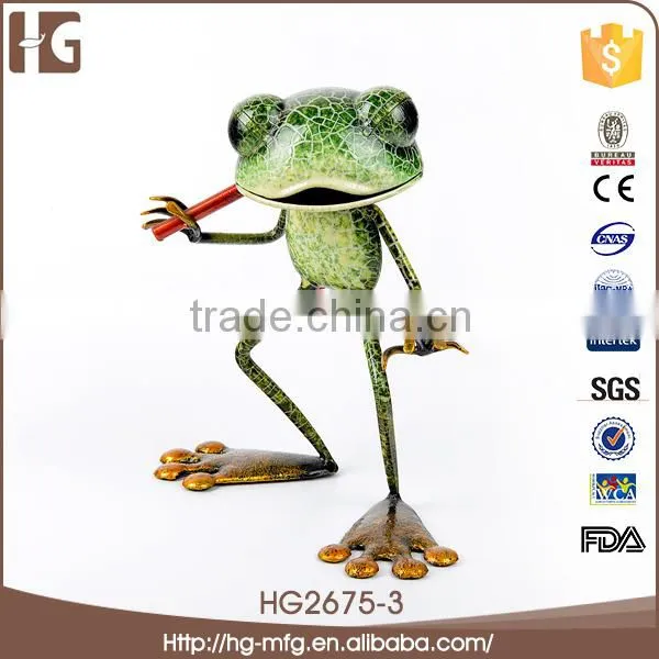 Wholesale animal shaped craft 3.5x11x23CMH metal christmas ornaments